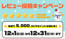 レビュー投稿キャンペーン