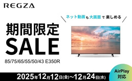 REGZAが期間限定特価