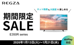 REGZAが期間限定特価