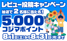 レビュー投稿キャンペーン2026年8月