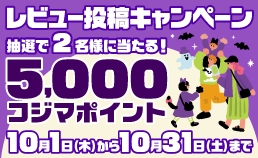 レビュー投稿キャンペーン2026年10月