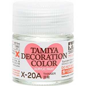 タミヤ TAMIYA デコレーションカラー X-20A 溶剤 デコレヨウザイ デコレカラーX20Aヨウザイ