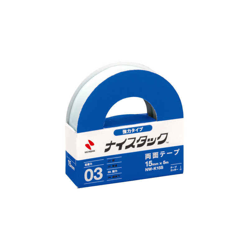 ニチバン ニチバン [両面テープ] ナイスタック 強力タイプ (サイズ:15mm×5m) NW-K15S NW-K15S