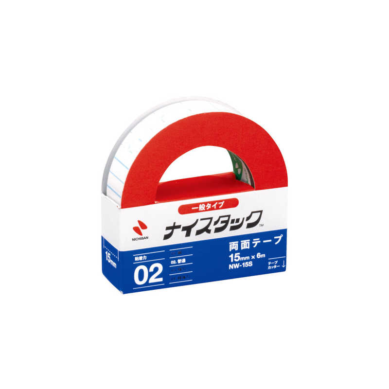 ニチバン ニチバン [両面テープ] ナイスタック 一般タイプ (サイズ:15mm×6m) NW-15S NW-15S