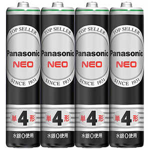 パナソニック Panasonic (単4形)4本 マンガン乾電池「ネオ」 R03NB/4S パナソニック Panasonic (単4形)4本 マンガン乾電池「ネオ」 R03NB/4S