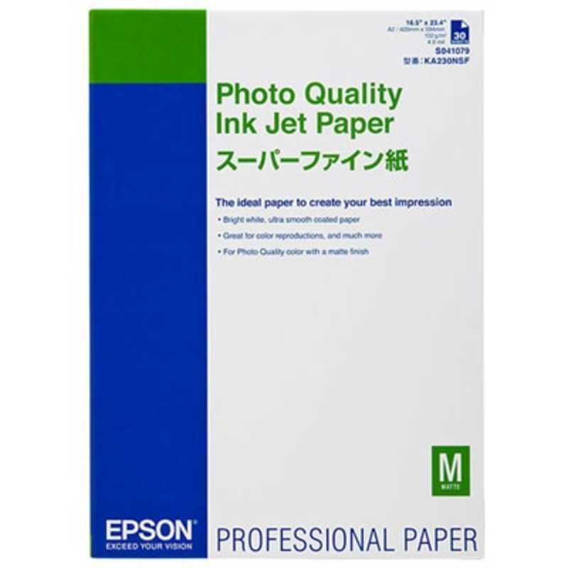 エプソン　EPSON エプソン　EPSON スーパーファイン紙 KA230NSF KA230NSF
