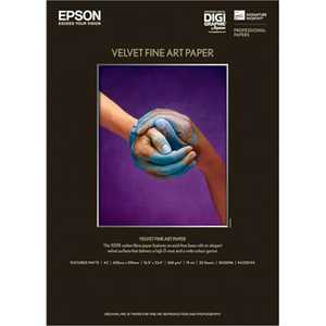 エプソン　EPSON Velvet Fine Art Paper (A2/25枚) KA225VFA