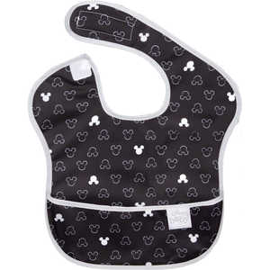 BUMKINS ディズニースーパービブ Mickey Mouse Icon B+W BUMKINS ディズニースーパービブ Mickey Mouse Icon B+W