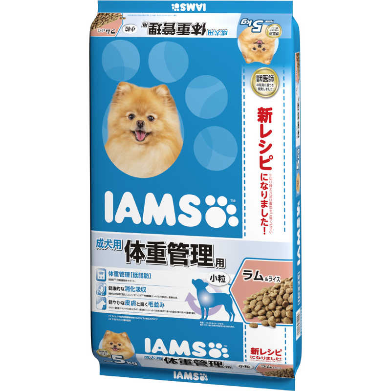 マースジャパンリミテッド マースジャパンリミテッド アイムス 成犬用 体重管理用 ラム&ライス 小粒 5kg  