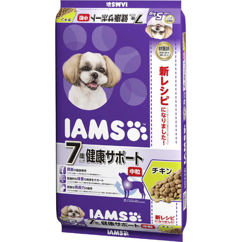 マースジャパンリミテッド マースジャパンリミテッド IAMS(アイムス)7歳以上用 健康サポート チキン 中粒 5kg  