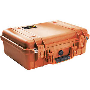 ペリカン PELICAN 1500 フォームなし 19L 47cm x 35.7cm x 17.6cm 正規品 保証付き プロテクターケース オレンジ 1500-001-150