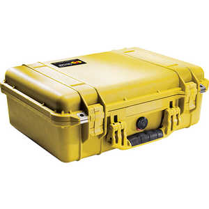 ペリカン PELICAN 1500 フォームなし 19L 47cm x 35.7cm x 17.6cm 正規品 保証付き プロテクターケース イエロー 1500-001-240