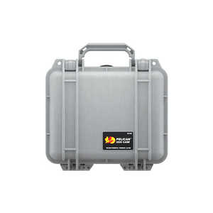 ペリカン PELICAN 1200 フォームなし 5.0L 27cm x 24.6cm x 12.4cm 正規品 保証付き プロテクターケース シルバー 1200-001-180