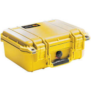ペリカン PELICAN 1400 フォームなし 9.0L 34cm x 29.5cm x 15.2cm 正規品 保証付き プロテクターケース イエロー 1400-001-240