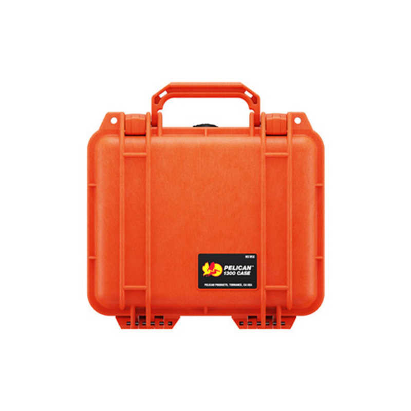 ペリカン ペリカン PELICAN 1300 フォームなし 7.0L 27cm x 24.6cm x 17.4cm 正規品 保証付き プロテクターケース オレンジ 1300-001-150 1300-001-150