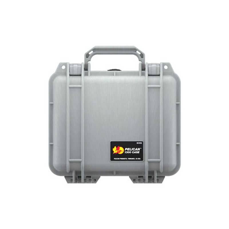 ペリカン ペリカン PELICAN 1300 フォームなし 7.0L 27cm x 24.6cm x 17.4cm 正規品 保証付き プロテクターケース シルバー 1300-001-180 1300-001-180
