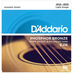 DADDARIO ダダリオ アコースティックギター弦 EJ16