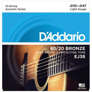 DADDARIO ダダリオ アコースティックギター弦 EJ36 DADDARIO ダダリオ アコースティックギター弦 EJ36