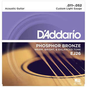DADDARIO ダダリオ アコースティックギター弦 EJ26