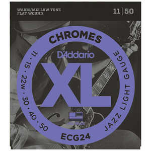 DADDARIO ダダリオ エレキギター弦 XL CHROMES (FLAT WOUND) ECG24