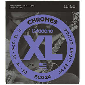 DADDARIO ダダリオ エレキギター弦 XL CHROMES (FLAT WOUND) ECG24 DADDARIO ダダリオ エレキギター弦 XL CHROMES (FLAT WOUND) ECG24