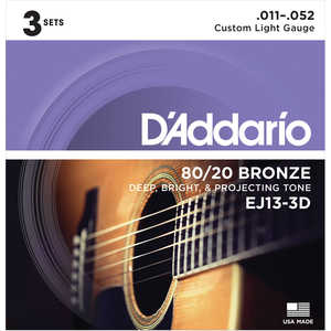 DADDARIO ダダリオ アコースティックギター弦 EJ133D