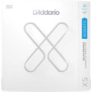 DADDARIO アコースティックギター コーティング弦 12st 010-047 XSABR1047-12 DADDARIO アコースティックギター コーティング弦 12st 010-047 XSABR1047-12