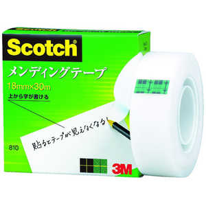 3Mジャパン 3M メンディングテープ 18mmX30m 巻芯径25mm 810-1-18 810118