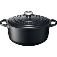 LECREUSET シグニチャー ココット・ロンド 24cm マットブラック