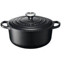 LECREUSET シグニチャー ココット・ロンド 24cm マットブラック