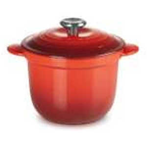 LECREUSET ココット・エブリィ 18 チェリーレッド (SSツマミ) 21110180600460