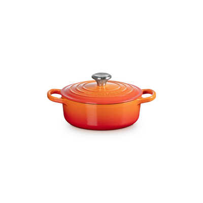 LECREUSET シグニチャー ココット・ジャポネーズ 18cm オレンジ