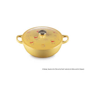 LE CREUSET 両手鍋 22cm イエロー 箱付き LE CREUSET イエロー 両手鍋