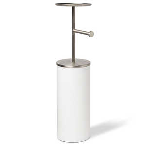 UMBRA ポータル? トイレットペーパースタンド ホワイト/ニッケル 21012487670 UMBRA ポータル? トイレットペーパースタンド ホワイト/ニッケル 21012487670