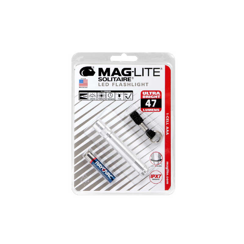 MAGLITE MAGLITE マグライト ソリテールLED SV BP SJ3A106 シルバｰ SJ3A106 シルバｰ