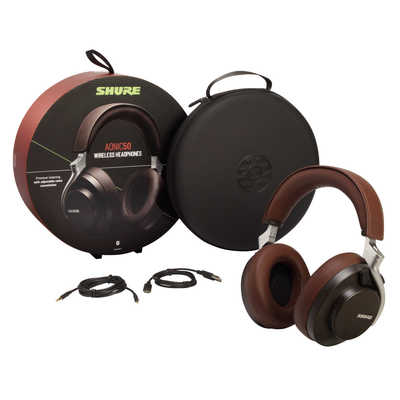 SHURE ワイヤレスヘッドホン ノイズキャンセリング対応 リモコン