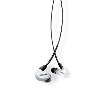 SHURE ۥ ʥ뷿 AONIC215 ۥ磻 [3.5mm ߥ˥ץ饰] SE215DYWH+UNI-A