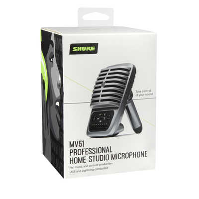 SHURE デジタルコンデンサーマイクロフォン MV51-DIG-A の通販 