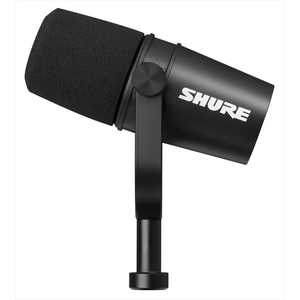 SHURE ポッドキャストマイクロホン＜XLR出力専用モデル＞ ブラック MV7XJ