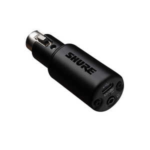 SHURE ヘッドホン出力付きXLR-USB変換アダプター MVX2U