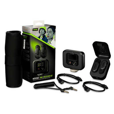 SHURE クリップオン・ワイヤレスマイクロホン（2本 / 専用受信機キット