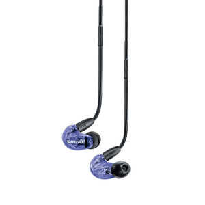 SHURE 有線イヤホン カナル型 ［φ3.5mm ミニプラグ］ パープル SE215SPE-PL-A