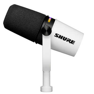 SHURE ポッドキャストマイクロホン ホワイト MV7＋-W-J の通販
