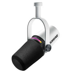 SHURE ポッドキャストマイクロホン ホワイト MV7+-W-J SHURE ポッドキャストマイクロホン ホワイト MV7+-W-J