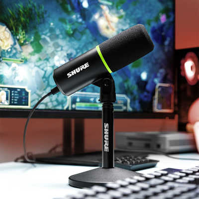 SHURE USBゲーミングマイクロホン MV6-J SHURE MV6 USBゲーミングマイクロホン MV6-J の通販 - カテゴリ