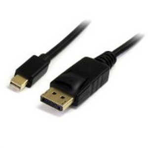 StarTech.com 変換ケーブル Mini-DisplayPort⇔DisplayPort ブラック [1m] MDP2DPMM1M