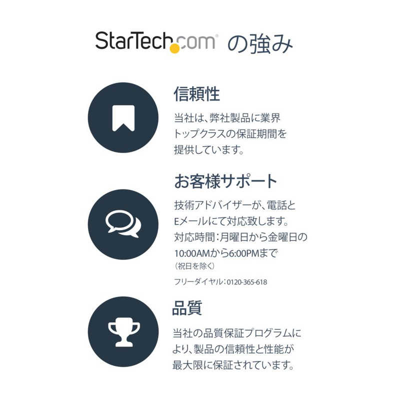 StarTech.com StarTech.com HDMIケーブル [0.1m /HDMI⇔miniHDMI /スタンダードタイプ] HDACFM5IN HDACFM5IN