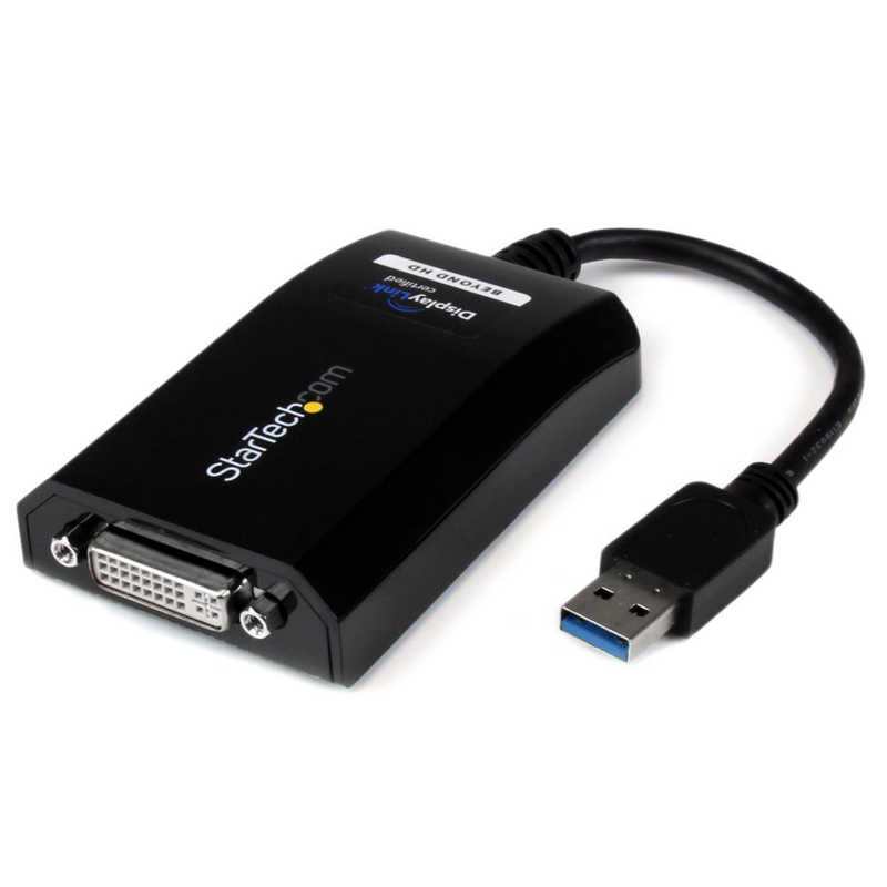 StarTech.com StarTech.com USB 3.0 - DVI/VGAディスプレイアダプタ Mac/Win USB32DVIPRO [Type-Aオス /DVI] USB32DVIPRO USB32DVIPRO