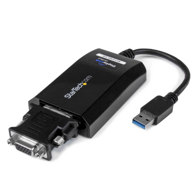 StarTech.com StarTech.com USB 3.0 - DVI/VGAディスプレイアダプタ Mac/Win USB32DVIPRO [Type-Aオス /DVI] USB32DVIPRO USB32DVIPRO