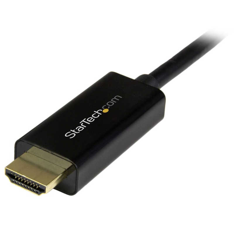 StarTech.com StarTech.com DisplayPort - HDMI 変換ケーブル 4K UHD解像度 2m DP2HDMM2MB DP2HDMM2MB